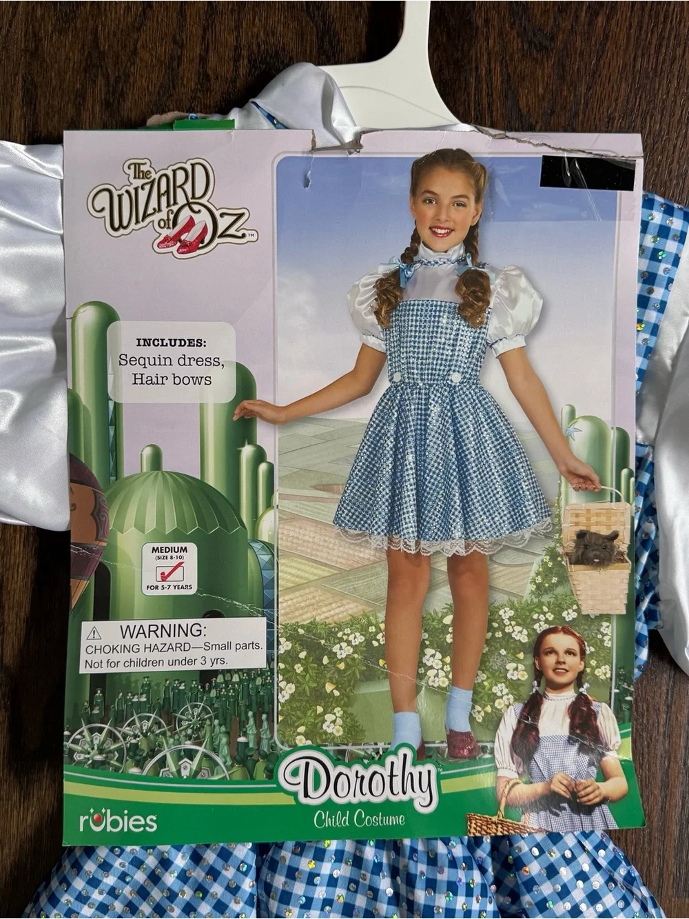 Wizard of Oz - Dorothy Costume - Size Medium (8-10) NEW